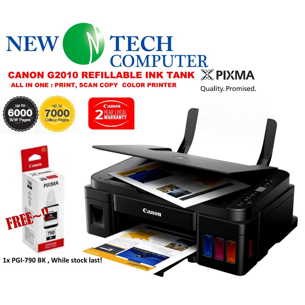 CANON G2010 INK EFFICIENT ALL IN ONE PRINTER * READY STOCK * | Shopee ...
