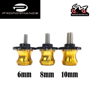 PROFORMANCE Motorcycle Bobbin Swing Arm Spool M6 M8 M10 Yamaha Honda ...