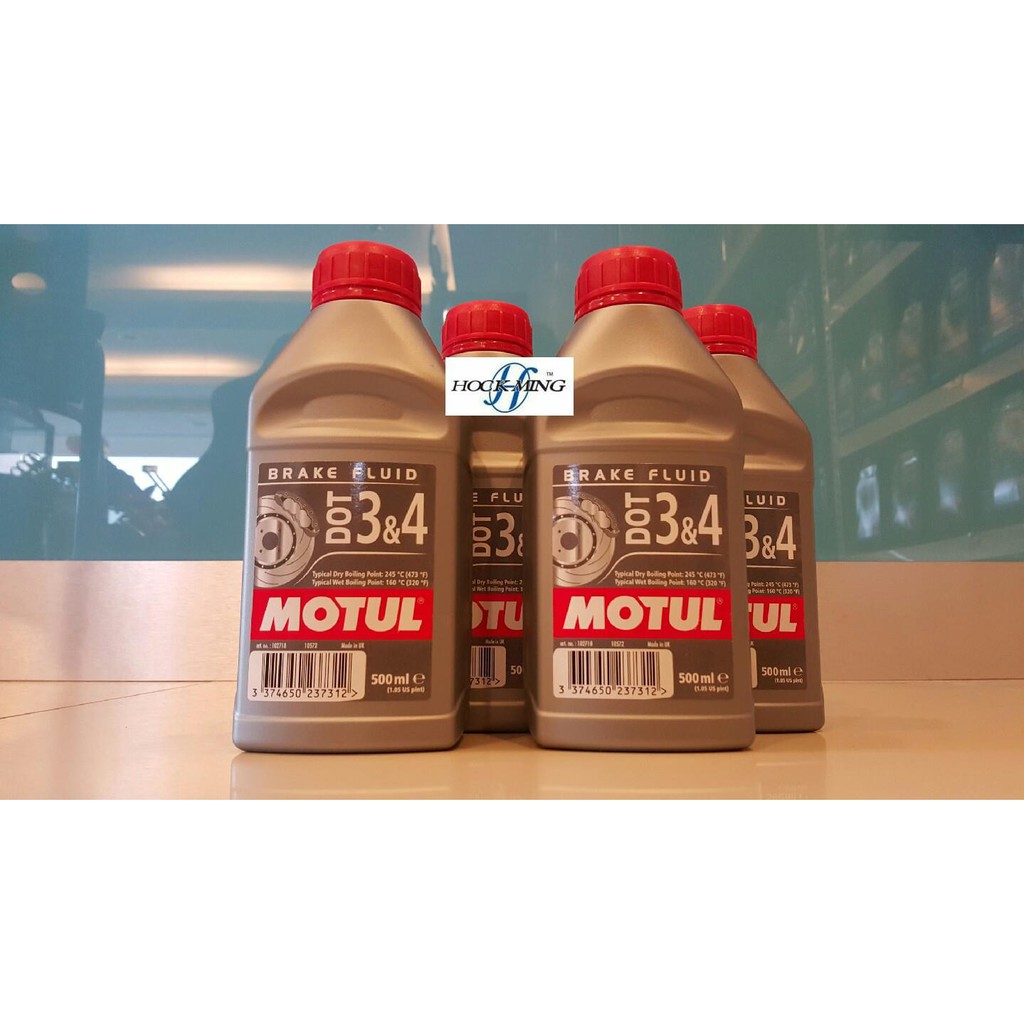 MOTUL DOT 3 & 4 BRAKE FLUID 500ml | Shopee Malaysia