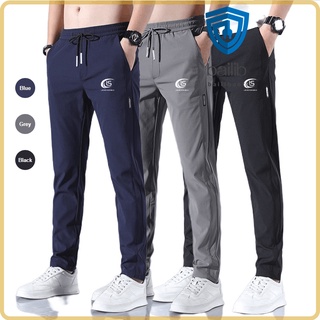 【Hearthstone】💥Spot 💥Seluar lelaki men's slim sports men's Korean trend straight zipper all-match men's Seluar kasual lelaki loose quick-drying pants seluar M-5XL