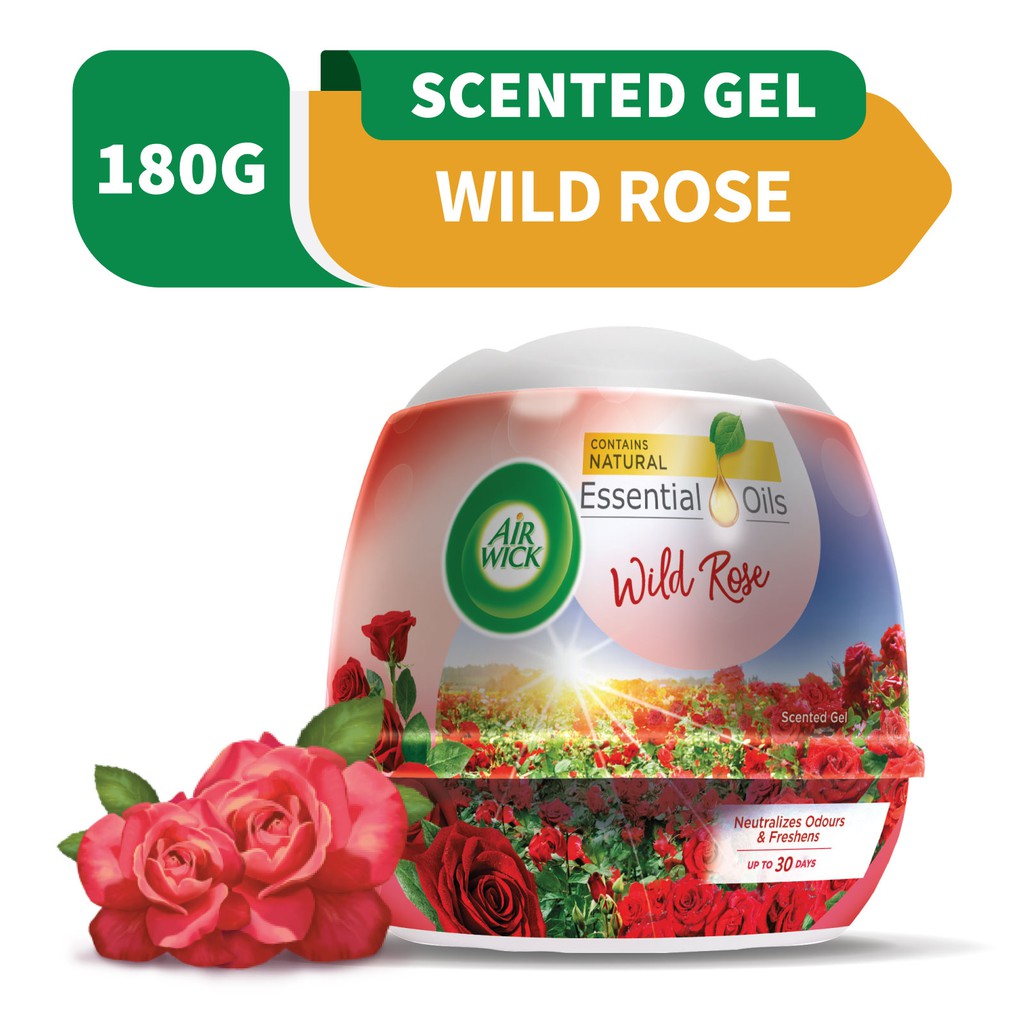 Air Wick Air Freshener Scented Gel Cone Rose (180g) Shopee Malaysia