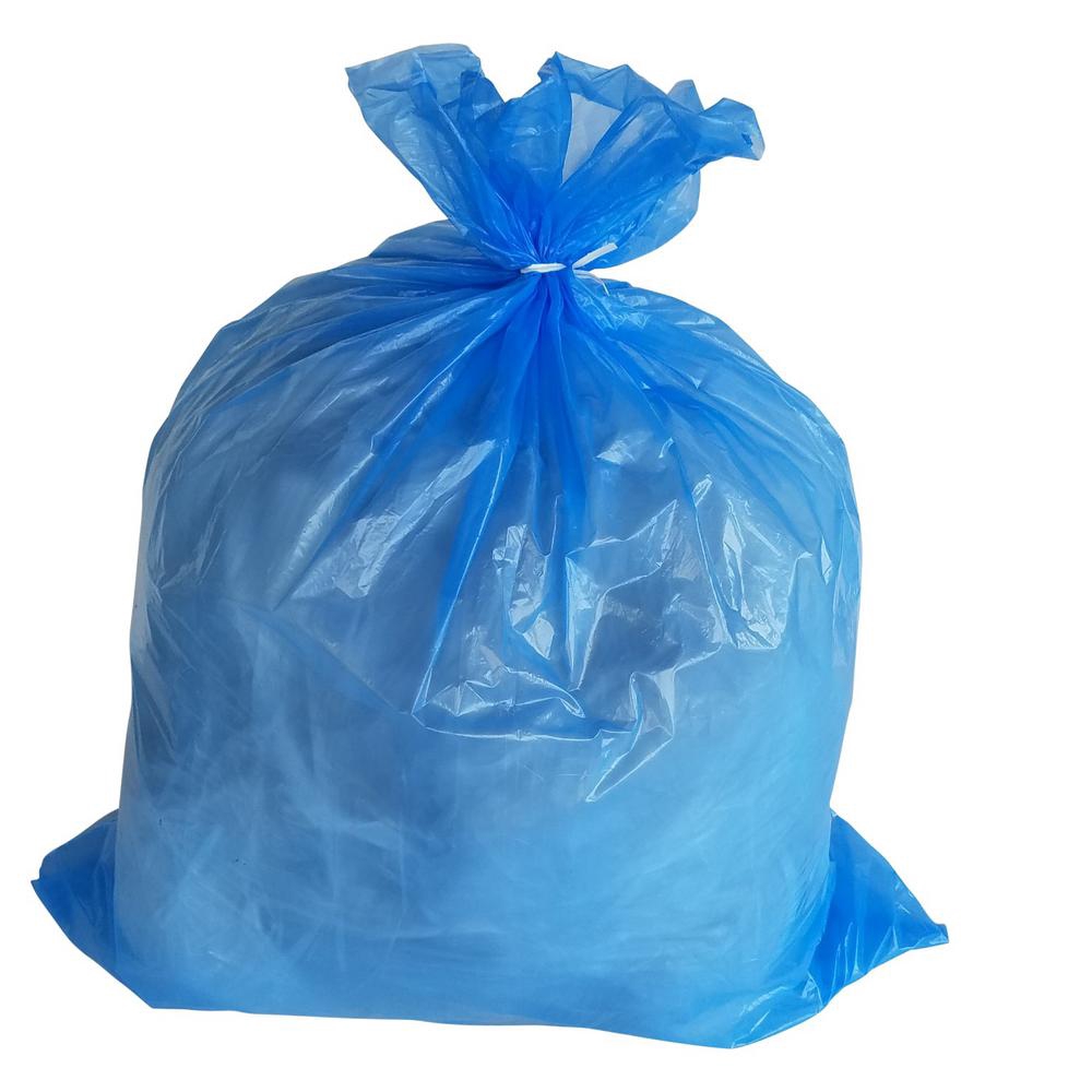 10pcs / 30pcs Black / Blue HDPE Garbage Bag / Rubbish Bag / Beg Sampah ...