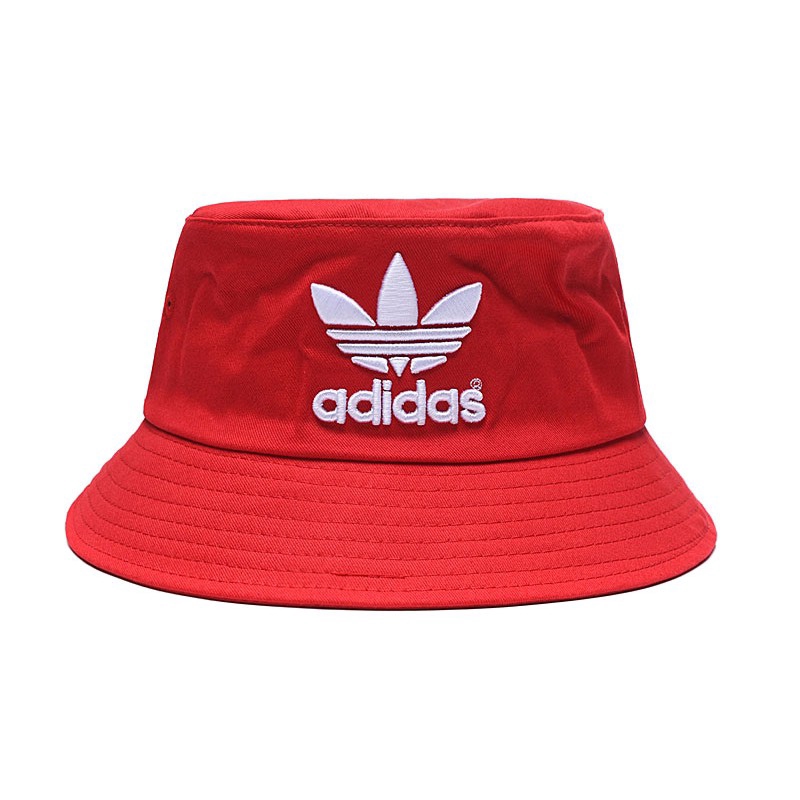 adidas red bucket hat