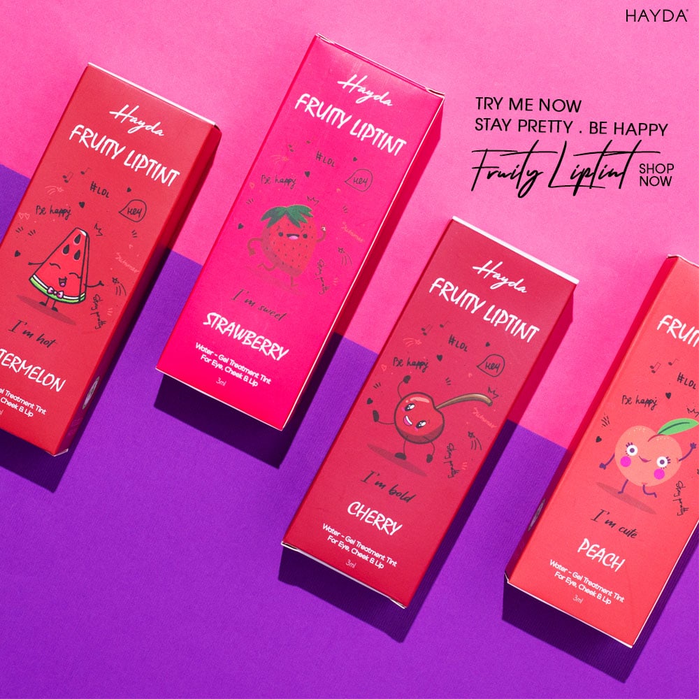 Fruity Liptint Gincu Bibir Beauty Care By Hayda Shopee Malaysia