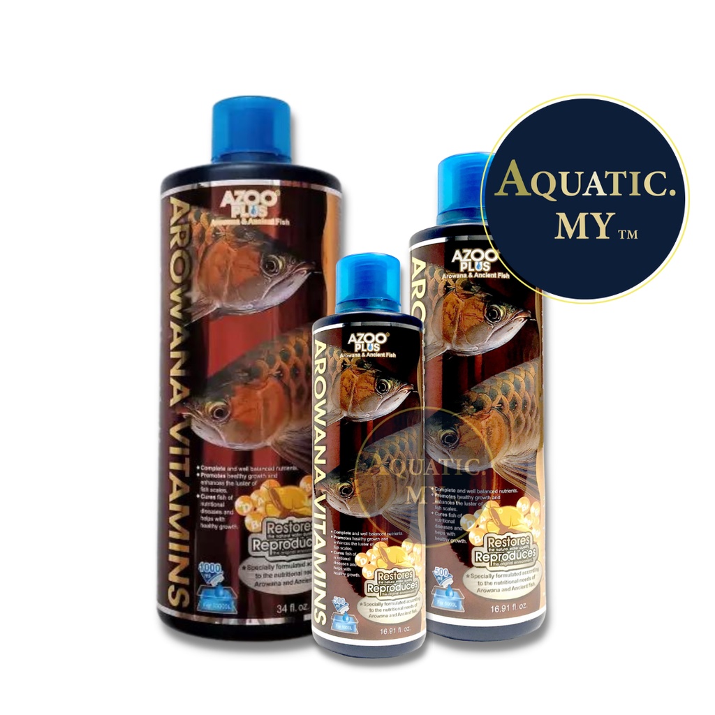 Azoo Plus Arowana Vitamins (NEW) For Aquarium Fish /Vitamin Ikan