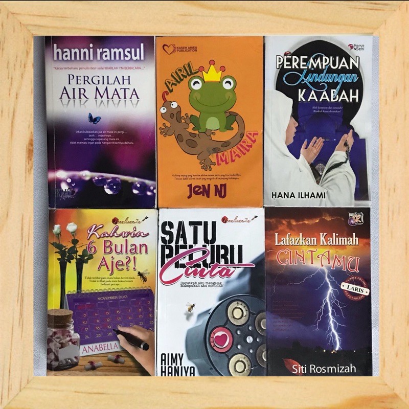 NOVEL MELAYU HANA ILHAMI HANNI RAMSUL ANABELLA PERGILAH AIR MATA SITI ROSMIZAH LAFAZKAN KALIMAH CINTAMU