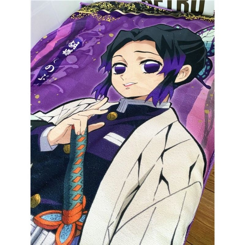 Kimetsu No Yaiba Shinobu Kocho Long Towel Demon Slayer Insect