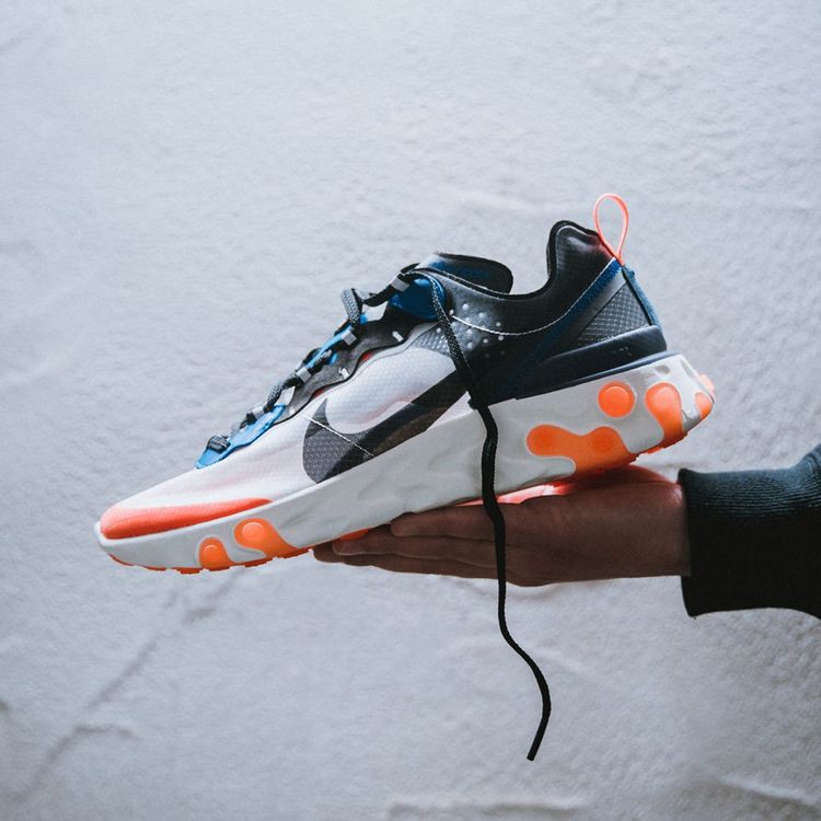 react element 87 thunder blue orange