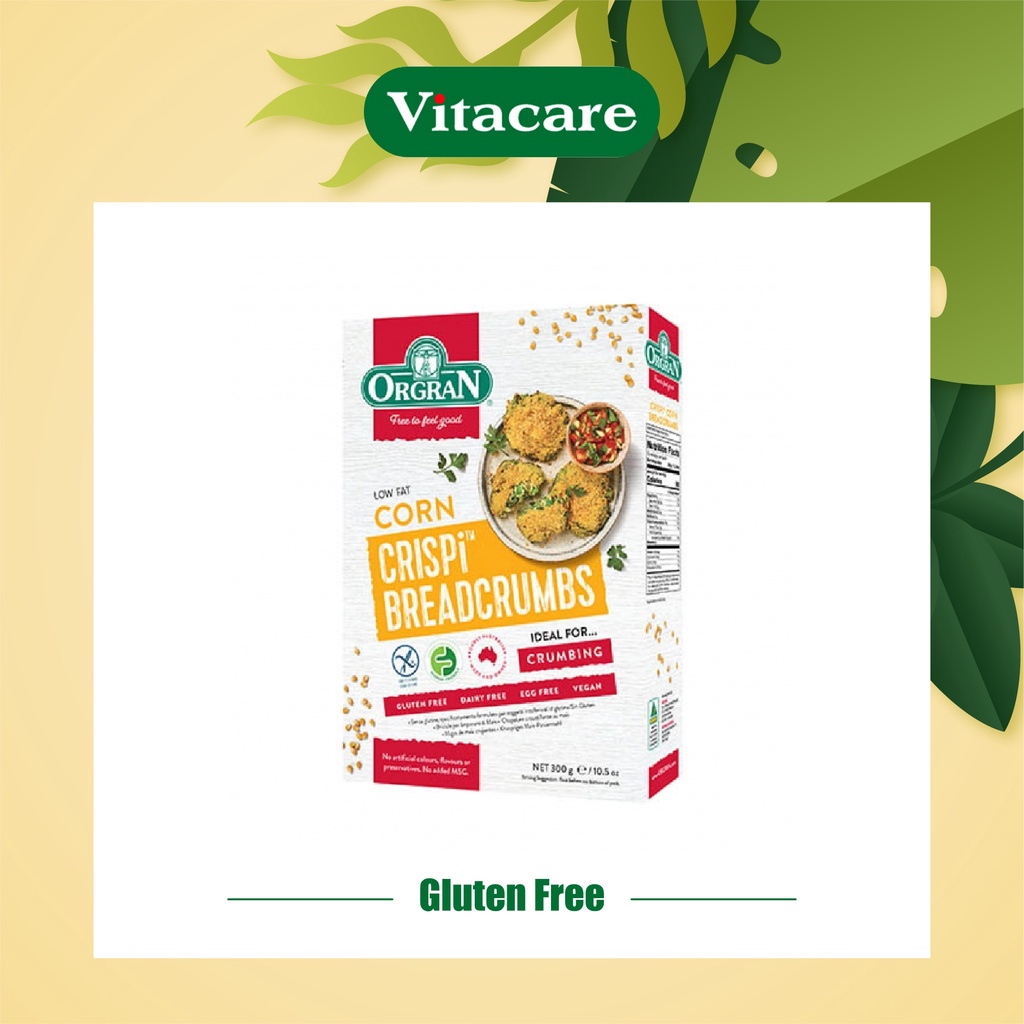 Orgran Gluten Free Crispi Corn Breadcrumbs 300gEXPIRY FEB 2023