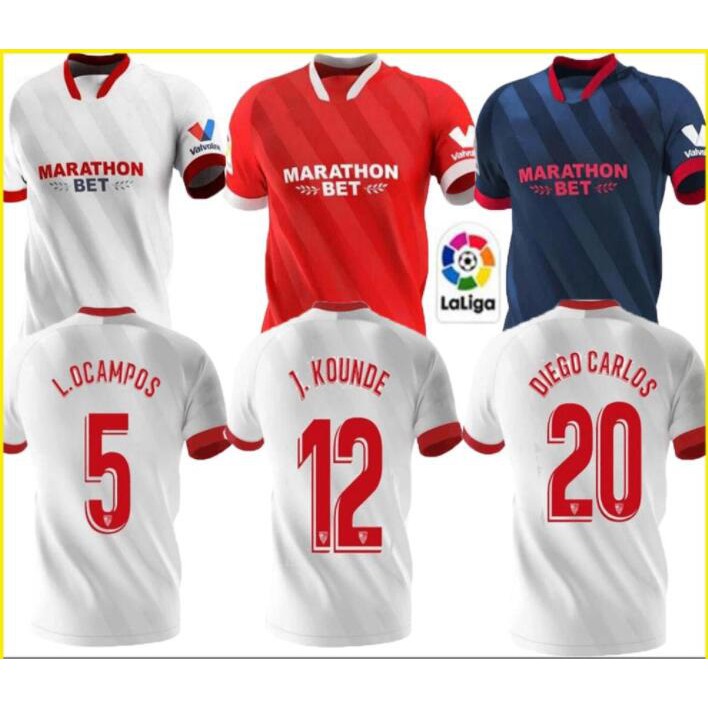 20 21 Ever Banega Seville Fc Soccer Jersey New 2020 2021 Sevilla J Navas Nolito Football Uniform Munir L Ocampos Dabbur Camiseta De Futbol Shopee Malaysia