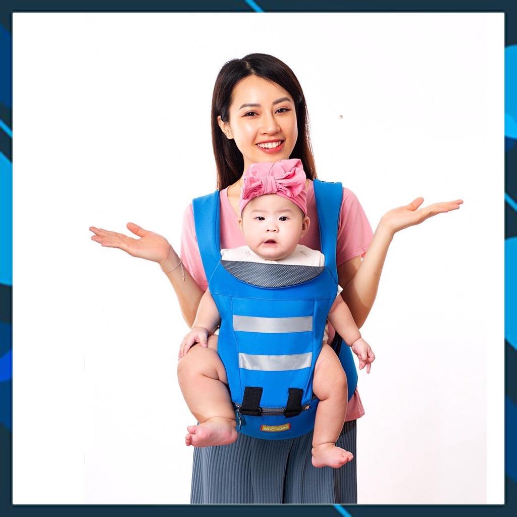 Sturdy supportive 4-position baby carrier made in Vietnam