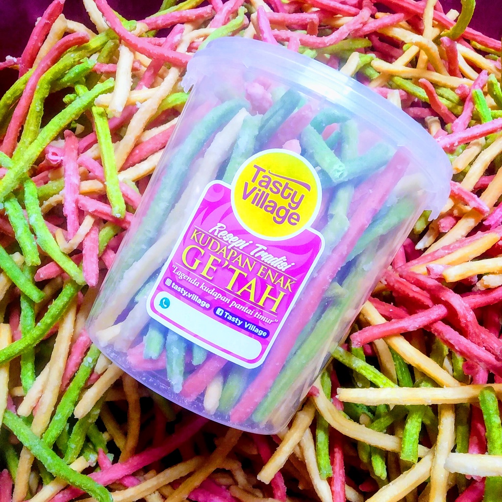 Gettah!! Kudapan Gettah Pantai Timur / Kuih Gunting Sira Gula / Jejari Manis / Akar Nyior