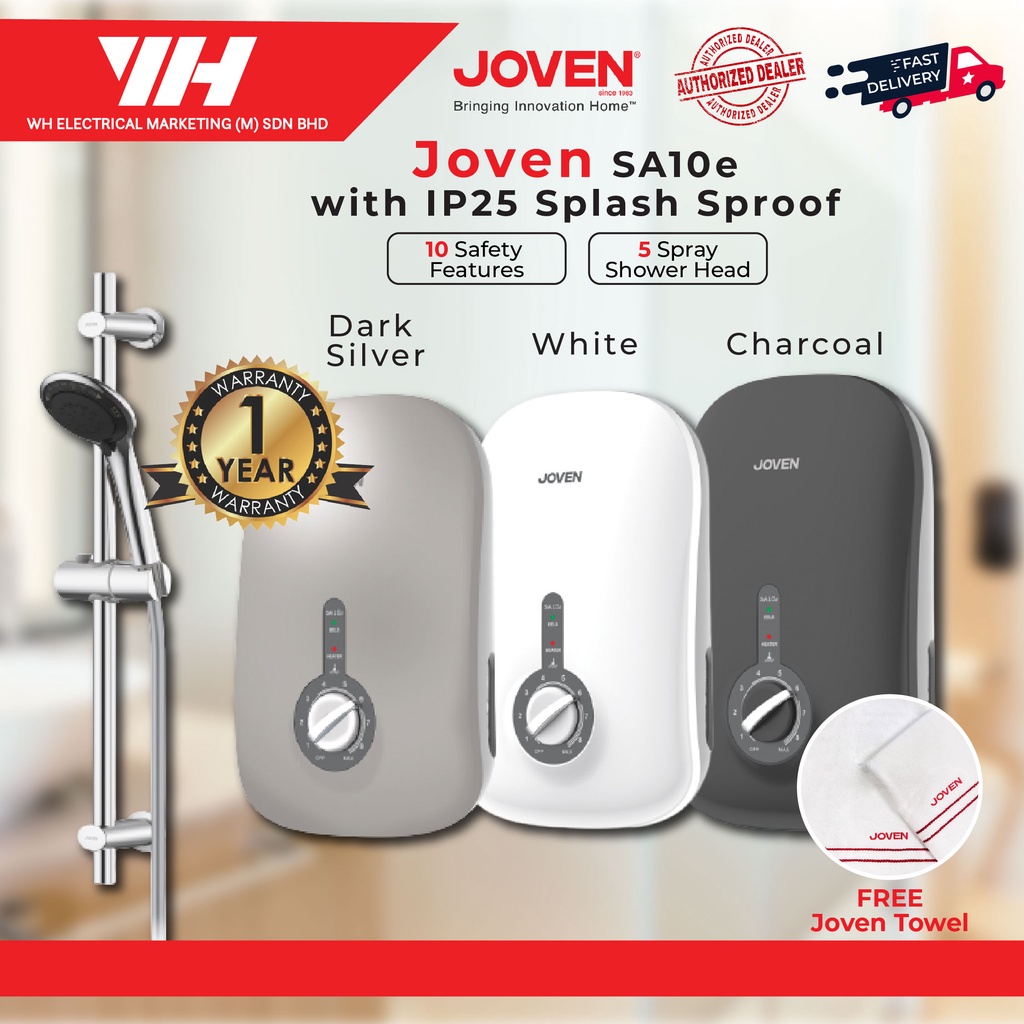 [FREE GIFT] Joven Water Heater "SA10e" /Instant Water Heater shower
