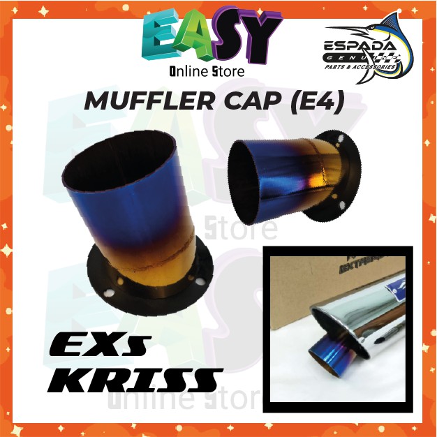 ESPADA E4 Muffler End Cap Exhaust E4 Kriss EX5 ESPADA (READY STOCK) Shopee Malaysia