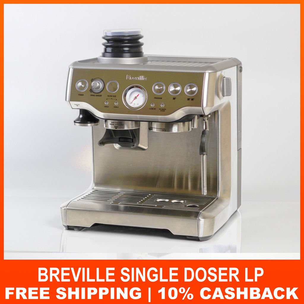Breville Grinder Low Profile Single Dose Hopper Zero Retention Espresso