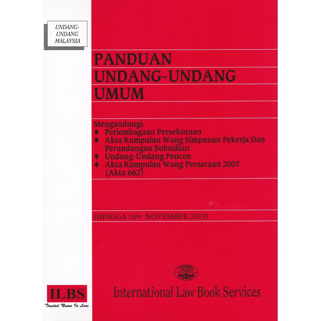 Buy PANDUAN UNDANG-UNDANG UMUM (ILBS)  SeeTracker Malaysia