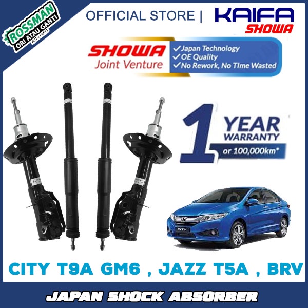 Original Honda City T9A GM6 / Jazz T5A / BR-V Kaifa Shock Absorber Set ...