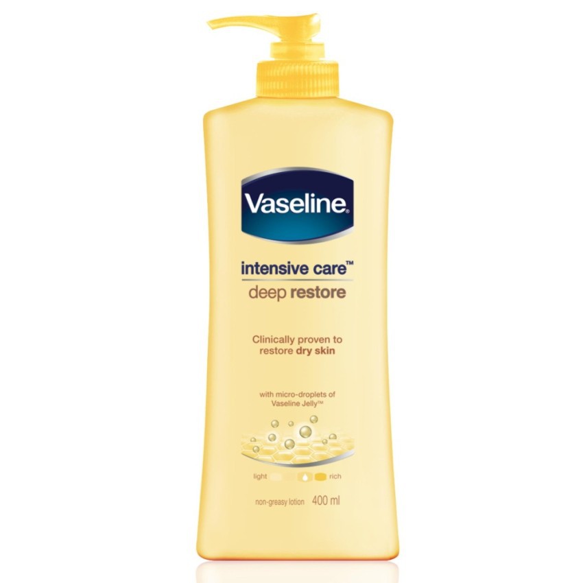 vaseline lotion deep restore