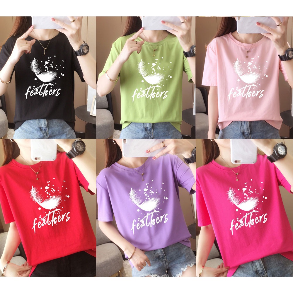2022 Viral Tshirt Women Baju Korean Style Plus Size Shopee Malaysia