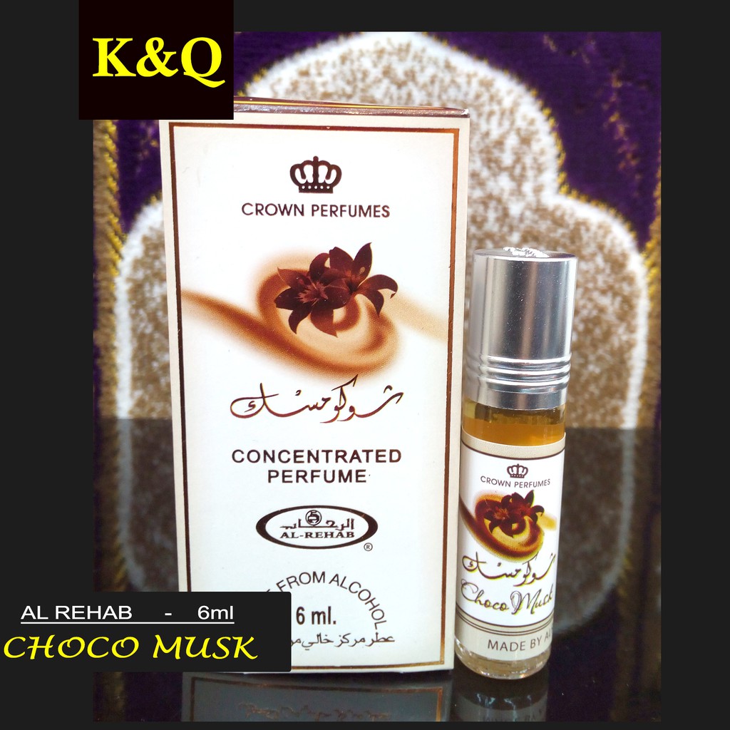 Al Rehab Concentrated Perfume Choco Musk 6ml 100original Shopee Malaysia