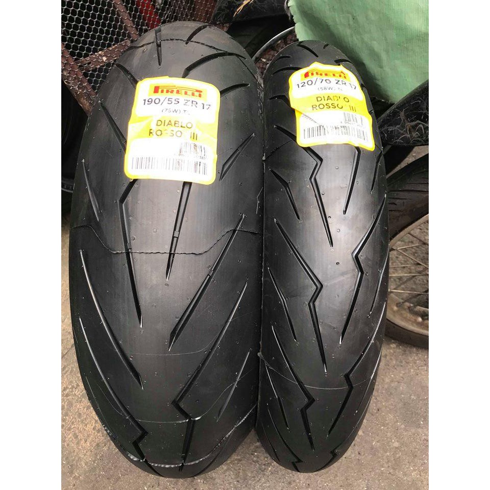 Tayar Tyre Pirelli Diablo Rosso 3 Iii Zr R Shopee Malaysia