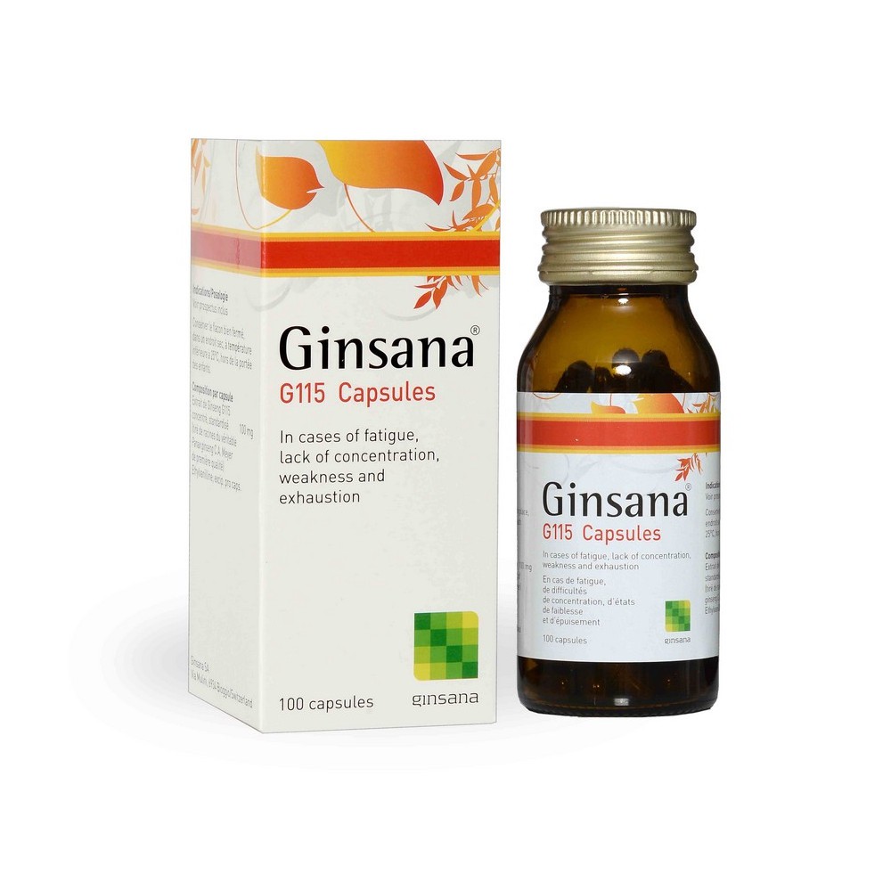 Ginsana G115 Panax Ginseng Extract 100s 30s Shopee Malaysia