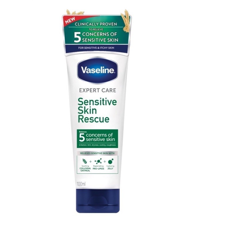 Vaseline Expert Care 100ml | Extremely Dry Skin Rescue | Sensitive Skin Rescue | Therapy cream