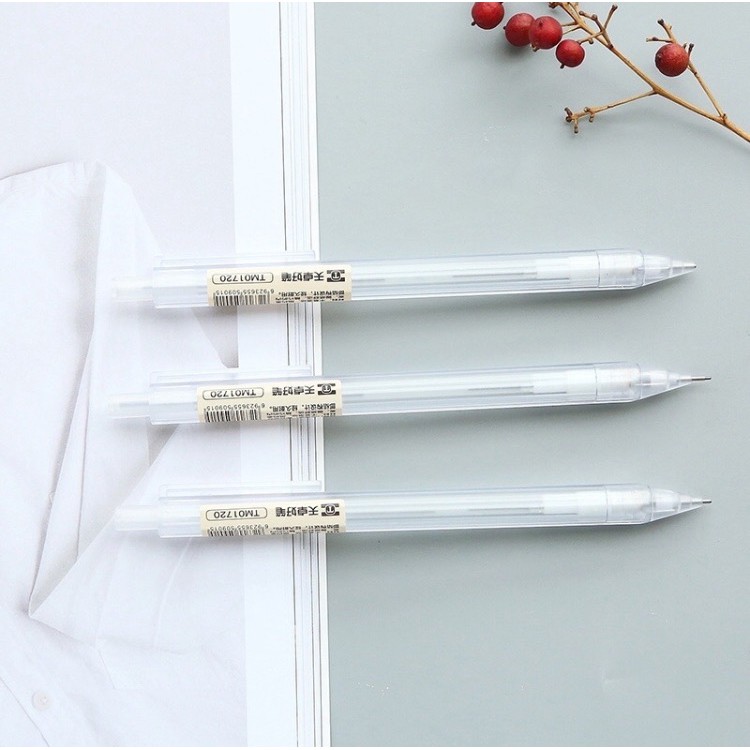 MUJI Style Transparent Mechanical Pencil 0.5mm/0.7mm [READY STOCK