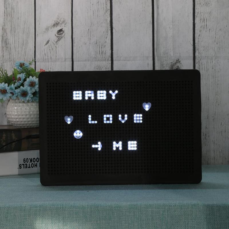 A4 Diy Letter Combination Cinema Light Accessories Abs Black Light