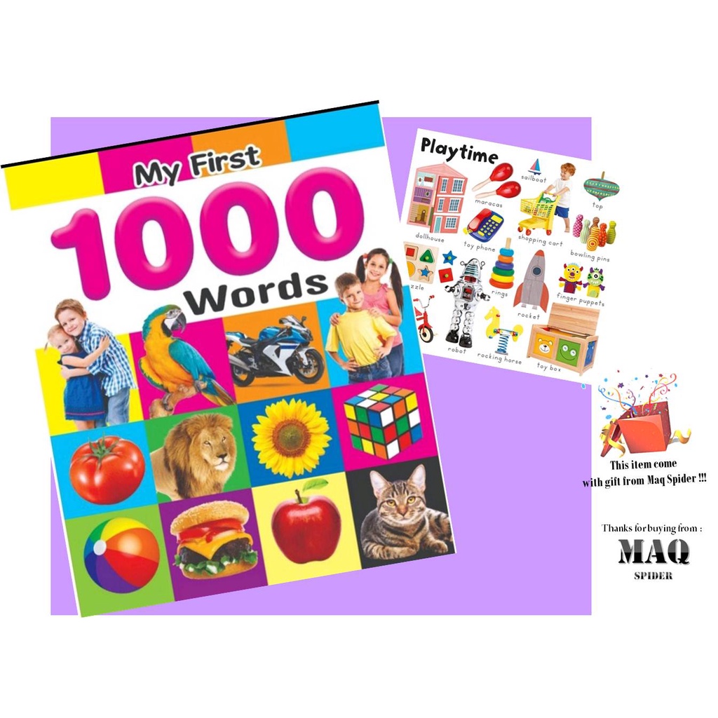 [MaqSpider] My first 1000 words for kids buku 1000 perkataan pertama ...