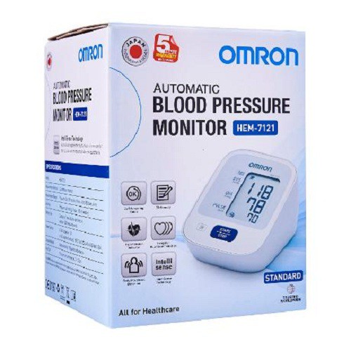 100 Genuine Omron Blood Pressure Monitor 30 Memory Hem 7121 Shopee Malaysia
