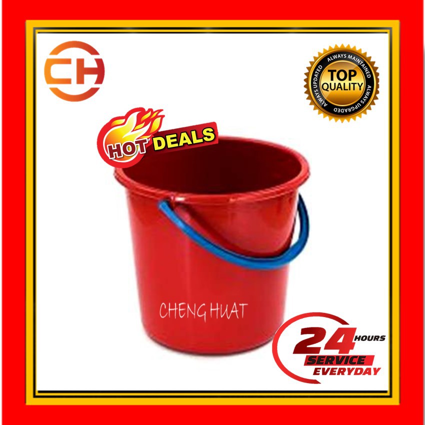 4 Gallon Pail (red) 4 Gallon Water Pail Shopee Malaysia