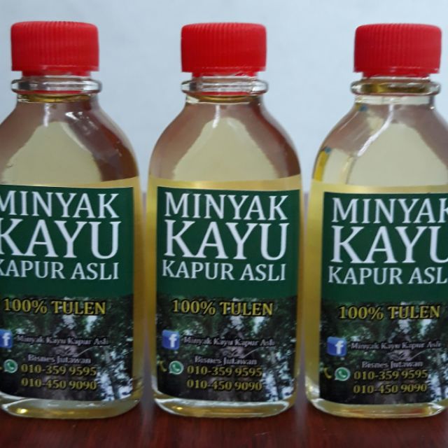 Minyak Kayu Kapur 100% Asli ( Tulin )  Shopee Malaysia