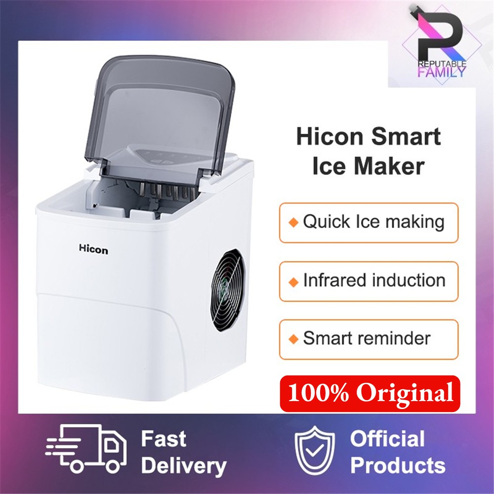 Hicon Ice Maker Mini Business Home Electric Automatic 15kg24H