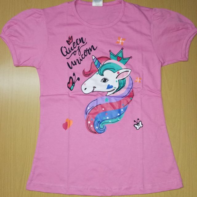  Baju  T shirt Perempuan  Unicorn Baju  Budak Unicorn Shopee  