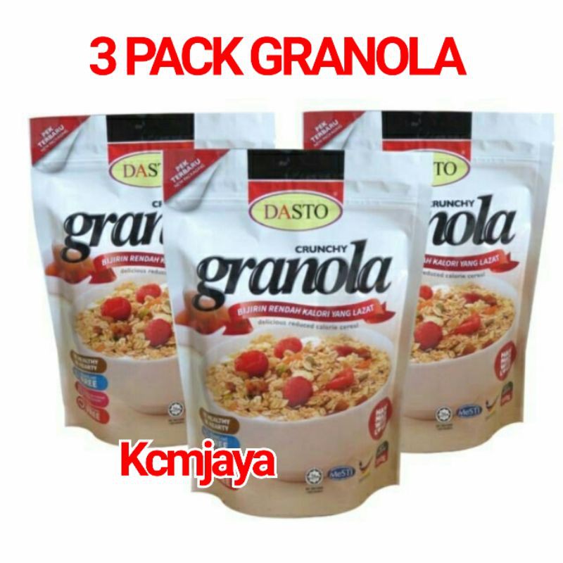 Buy 3 Pack Granola Ranggup Dasto Seetracker Malaysia