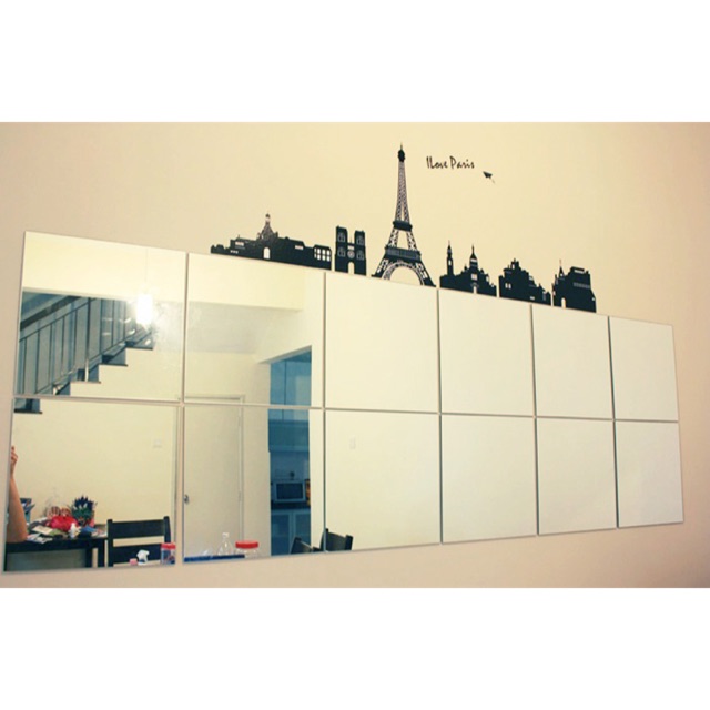 IKEA 4pcs Wall Mirror Cermin Hiasan Dinding Shopee  Malaysia