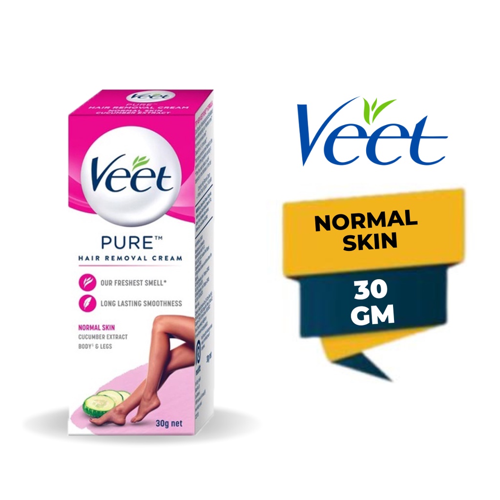 (ORIGINAL) VEET PURE HAIR REMOVAL CREAM NORMAL SKIN 30GM Shopee Malaysia