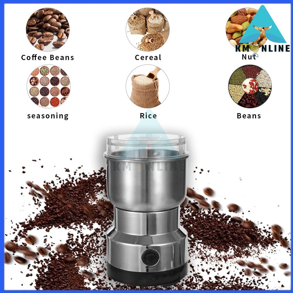 Premium 220V Electric Stainless SteelHousehold Grinding Milling Machine Coffee Bean Grinder Home Tool For Seed Nut