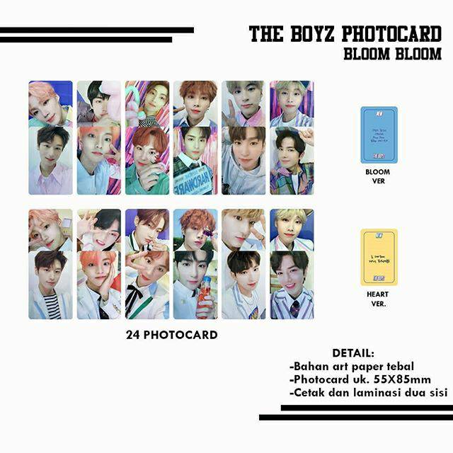 The Boyz Bloom Bloom Photocard Shopee Malaysia