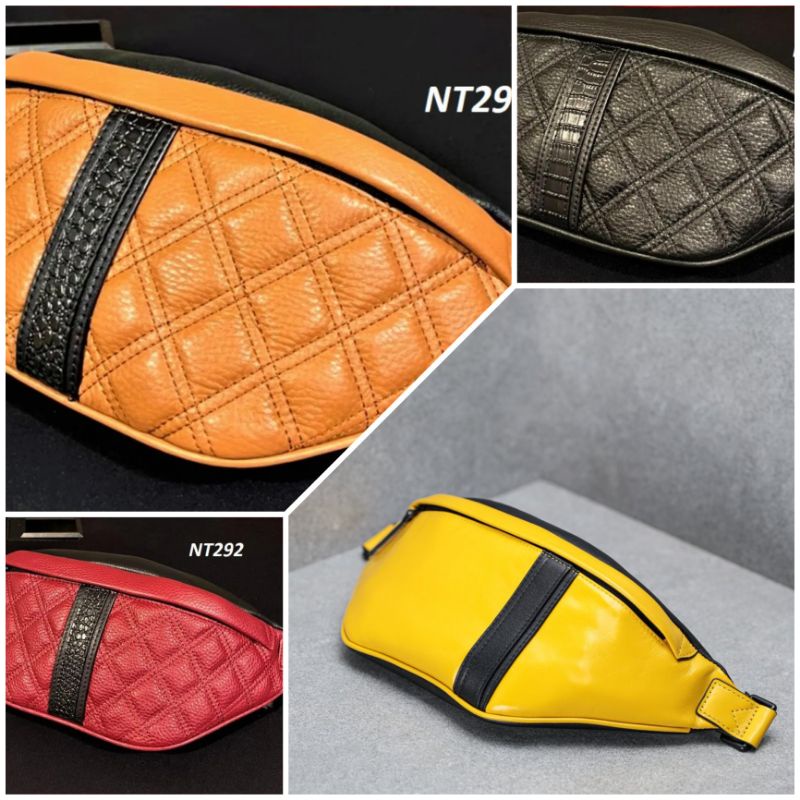Tomaz Leather Sling Bag Shopee Malaysia