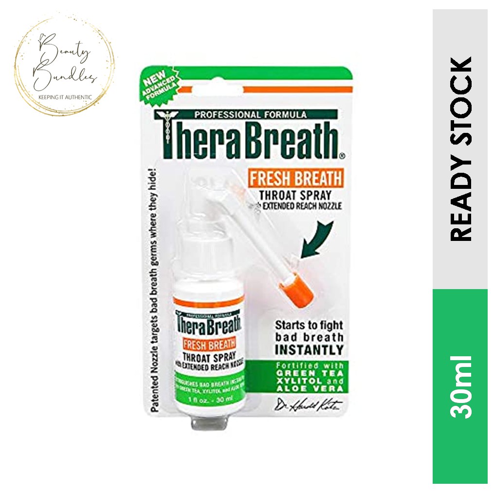 TheraBreath Fresh Breath Throat Spray (30 ml) Shopee Malaysia