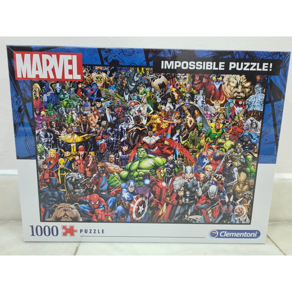 Clementoni - Marvel Avengers Impossible Puzzle - 1000 ...