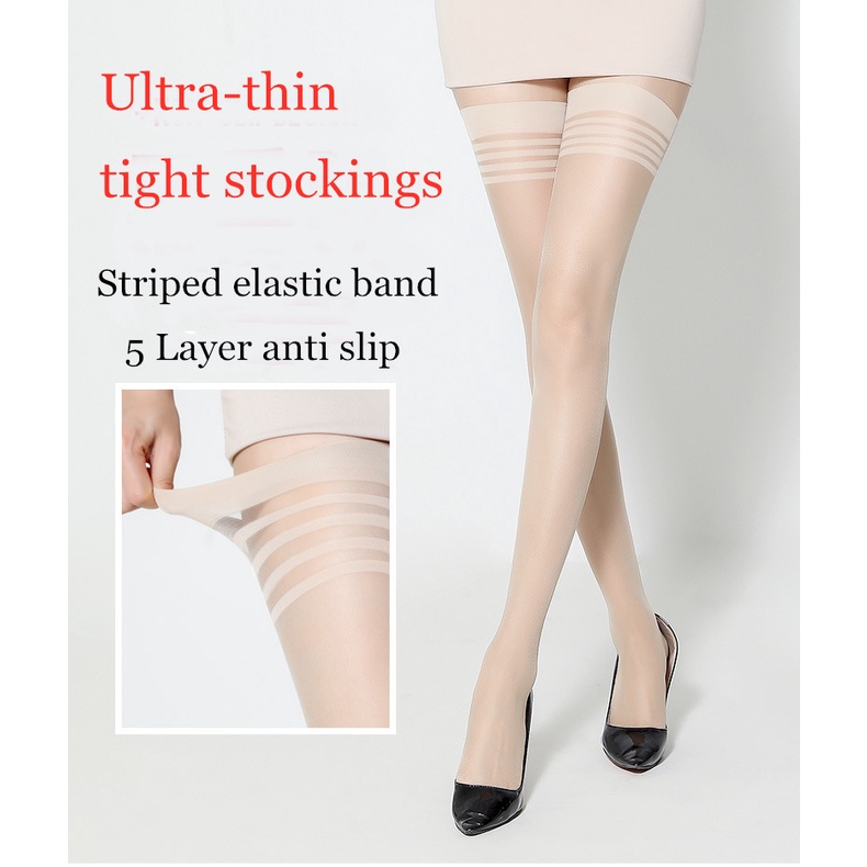 Ladies Long tube stockings High Elastic Over Knee Thigh Stocking ...