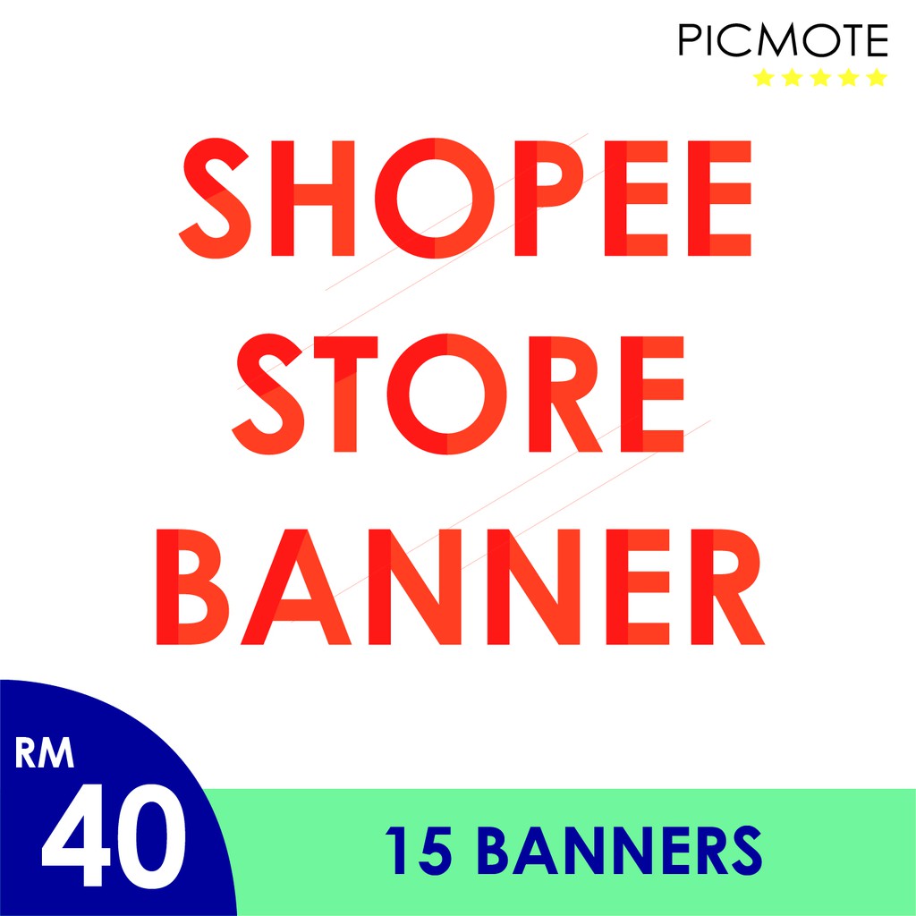 Picmote Banner Design Tool Credits 15 Shopee Malaysia