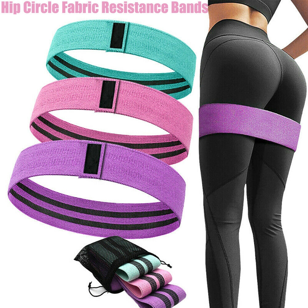 Resistance Bands Fabric Booty Bands Squat Leg Hip Circle Glute Rotation Non Slip 
