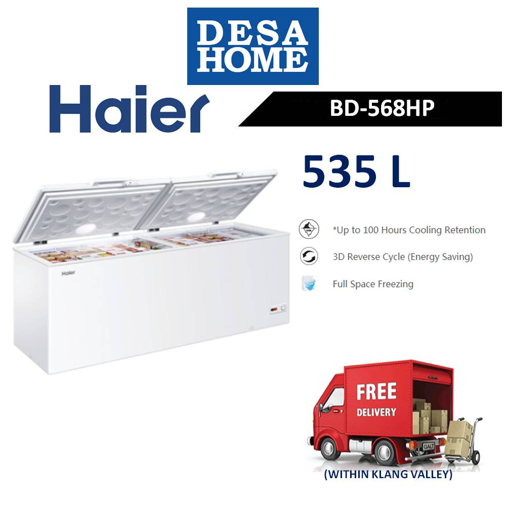 [FREE DELIVERY WITHIN KL] Haier BD568HP (535L) Chest Freezer Convertible (Freezer Fridge