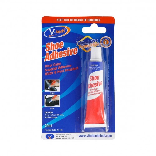 clear shoe glue