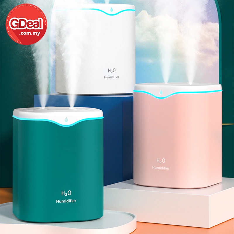 GDeal 2L Capacity Bedroom Humidifier Office Air Humidification Desktop Home Silent Humidifier