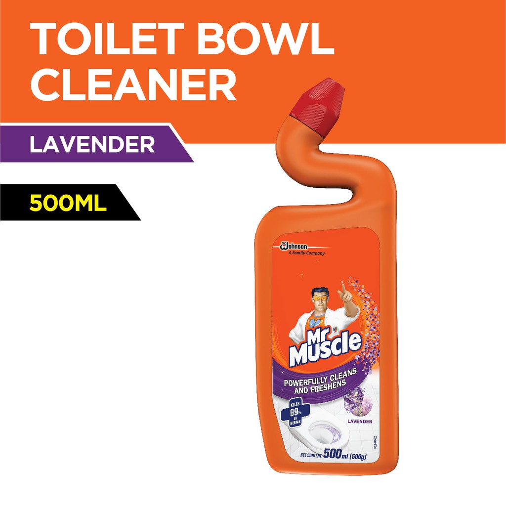 Mr Muscle Toilet Bowl Cleaner Lavender 500ml Shopee Malaysia